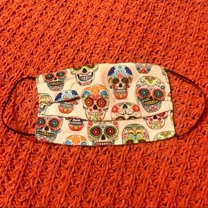 Sugar skull reversible mask